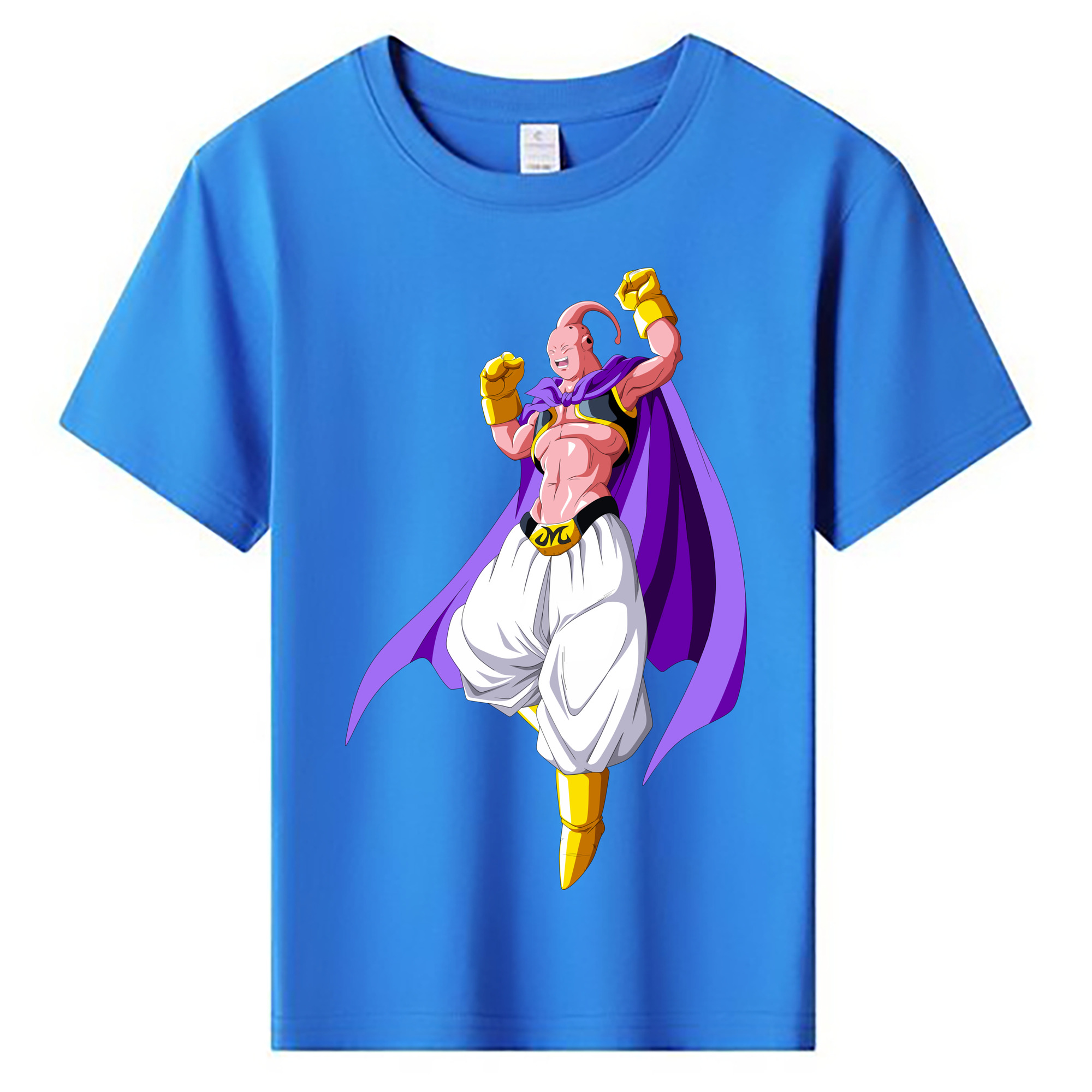 （画像用） ドラゴンボール 魔人ブウ DRAGON BALL Majin Buu 綿100％キッズTシャツ（フロントプリント）